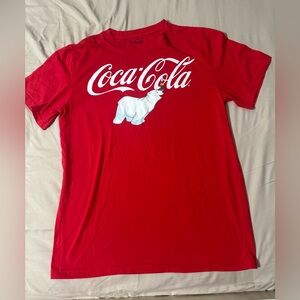 Coca Cola Polar Bear Graphic T-Shirt Sz MD